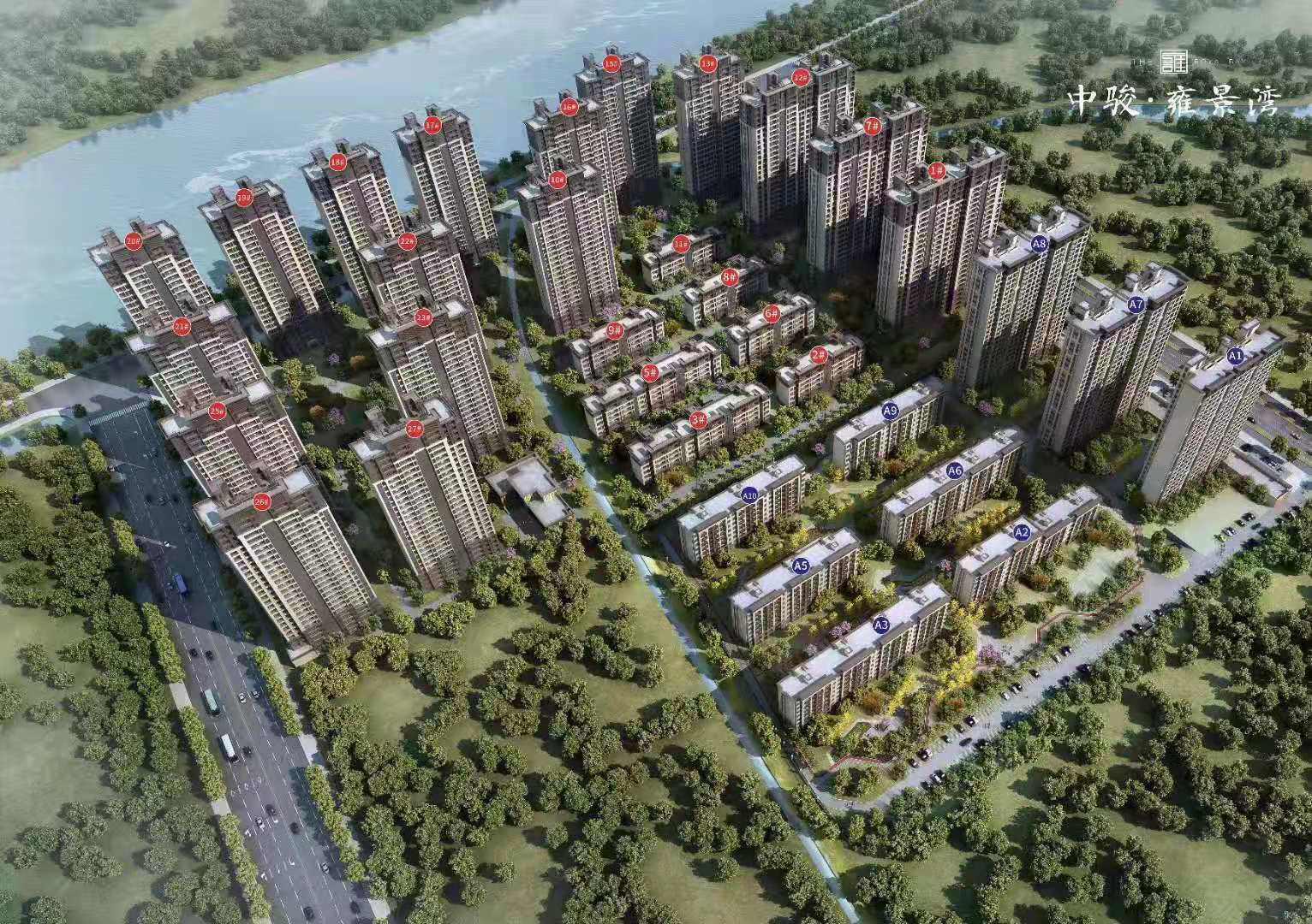 中骏雍景湾小区图片