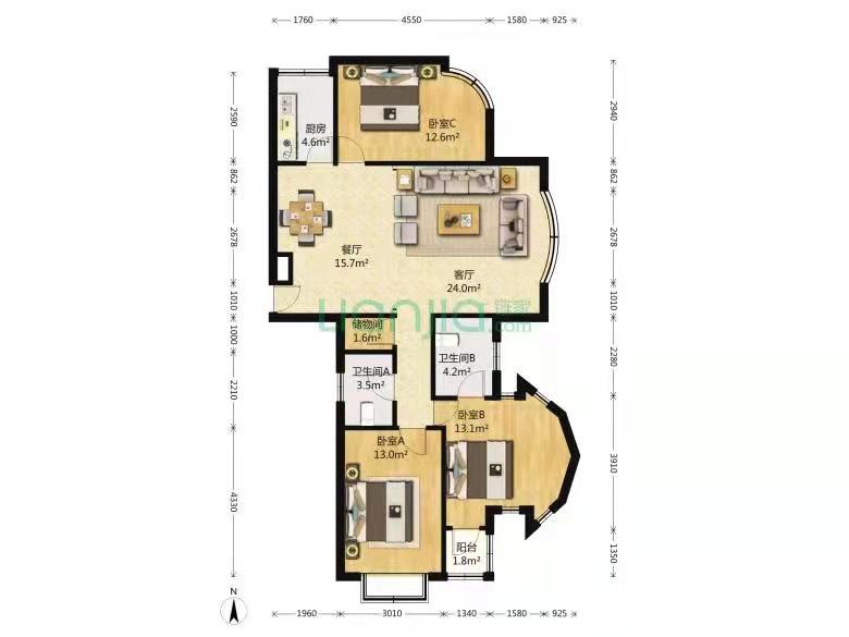 虹口现代公寓,新出好房，全优的生活配套，优美的小区环境9