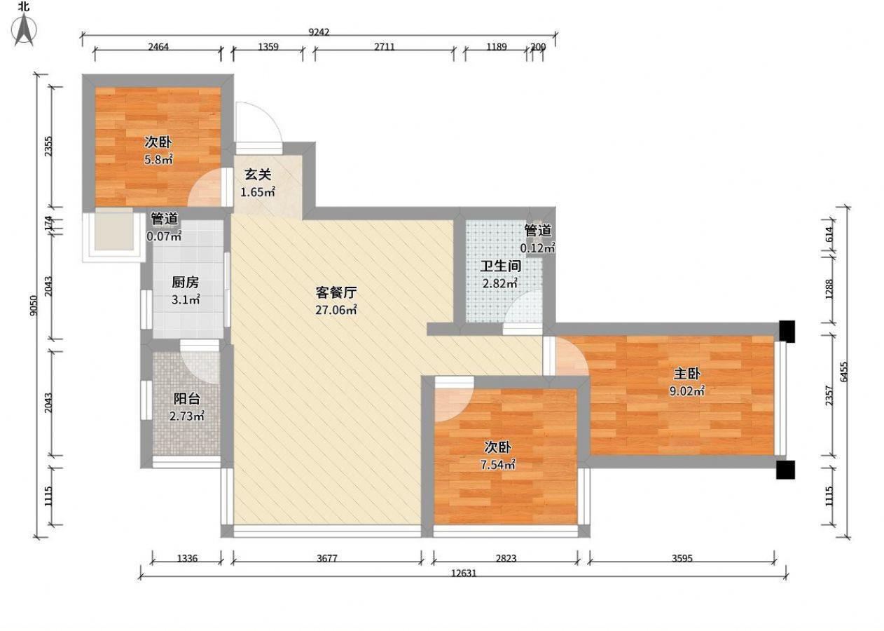 地铁5号线旁候谷花园 3房86平米出售！-候谷花园二手房价