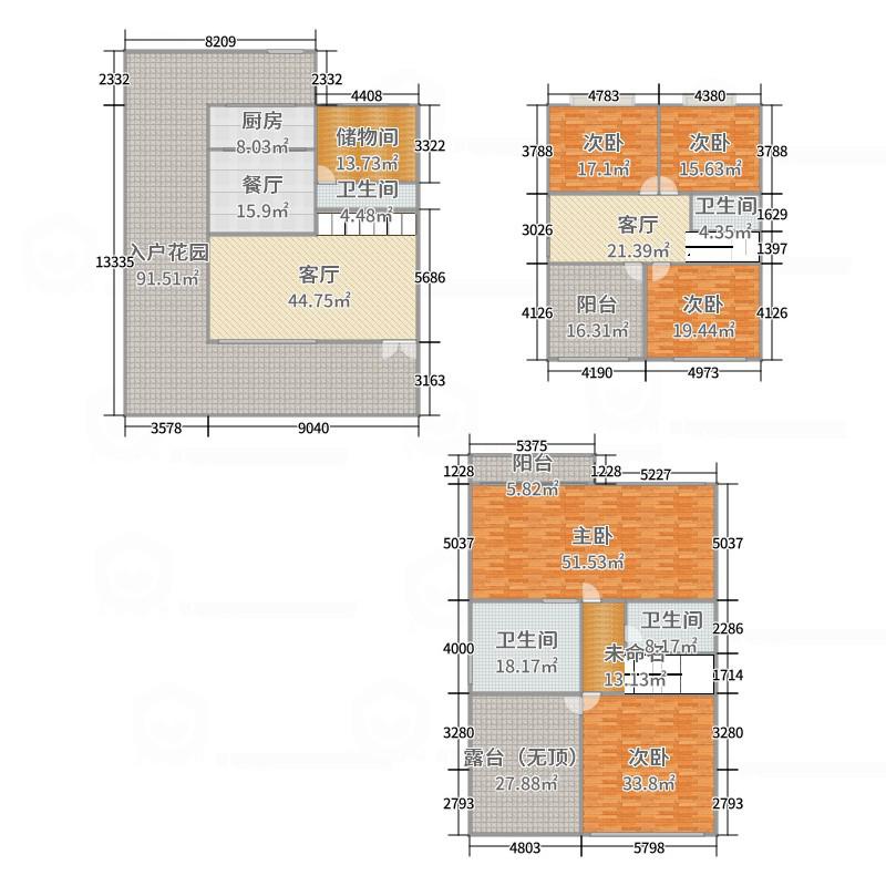 麒麟区西片区豪装5室3厅4卫二手房出售22