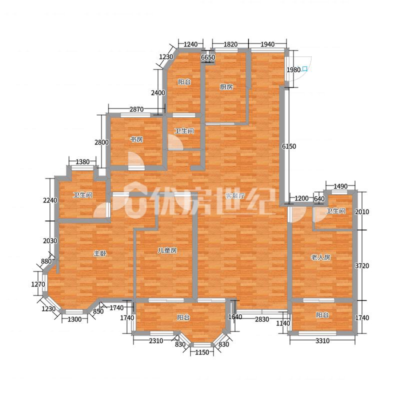 东侨区北岸普通8室4厅4卫二手房出售14