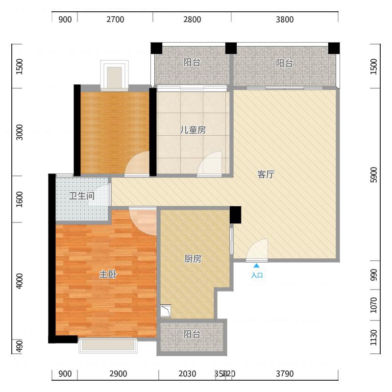 麒麟区南片区毛坯3室1厅1卫二手房出售14