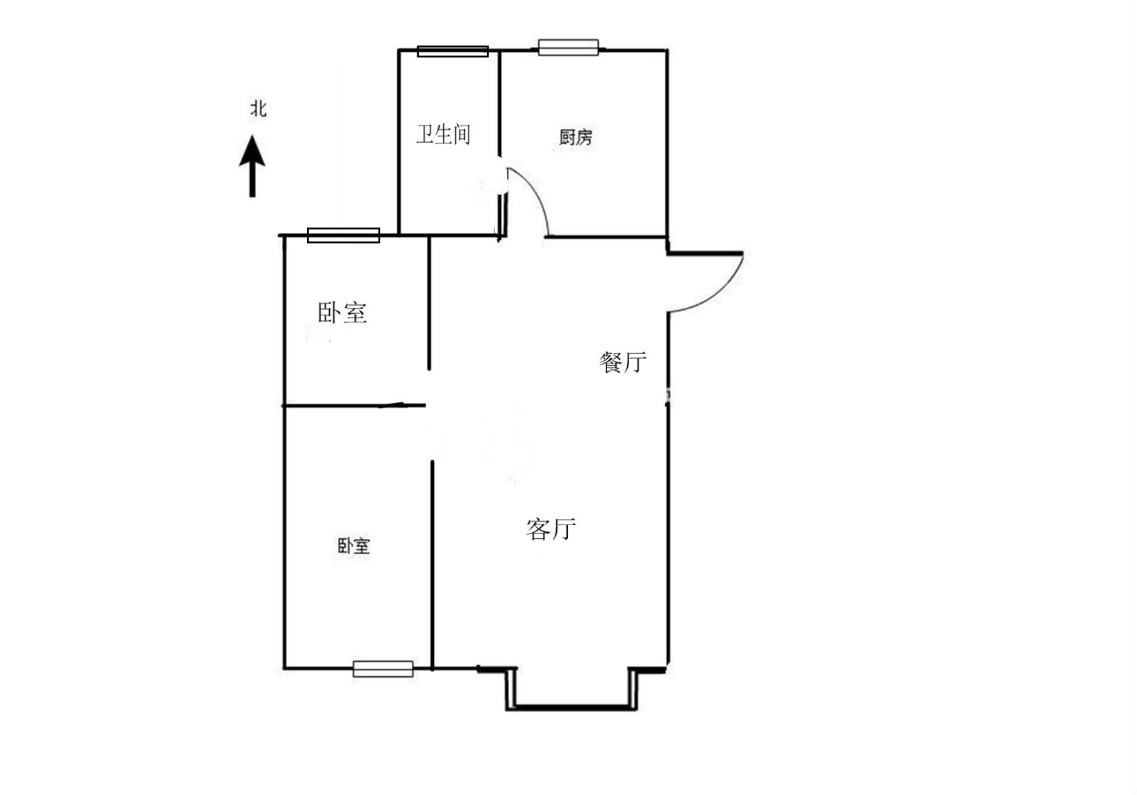 迎春小区,迎春小区多层三楼 84平方 精装7