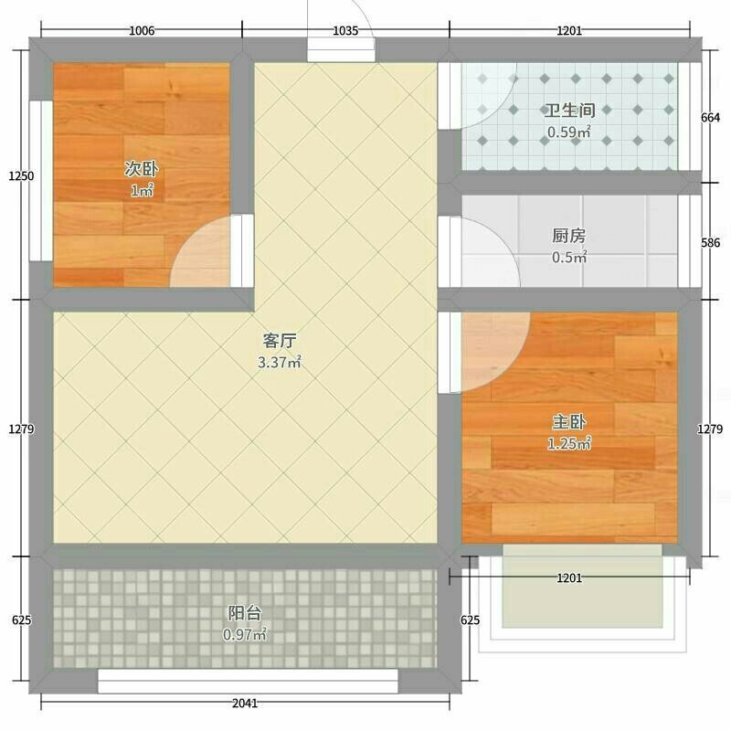 新密市新密毛坯3室2厅1卫二手房出售3