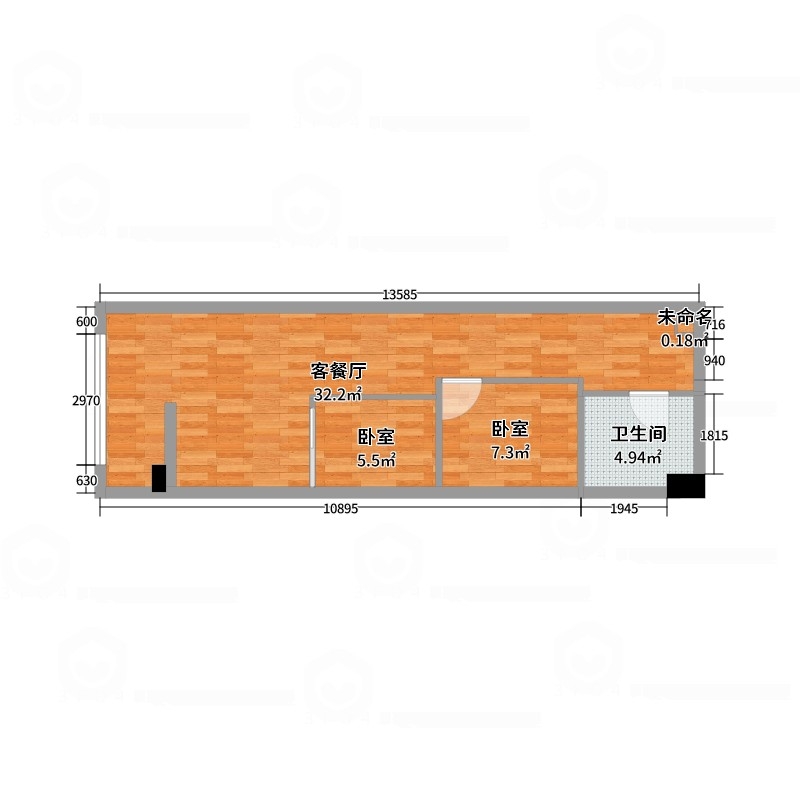 麒麟区城中毛坯1室1厅1卫二手房出售7