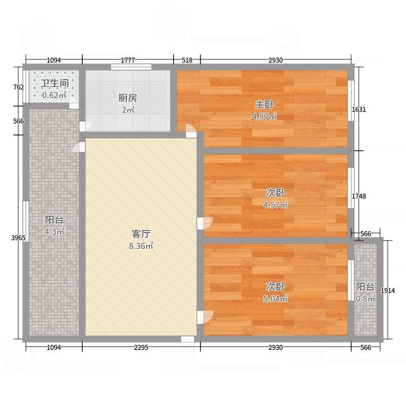 车西小学家属楼,车西小学院内简装三室一厅12