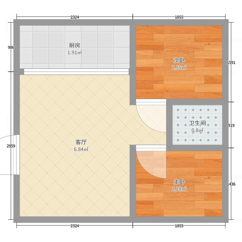 自流井区城东精装3室2厅1卫二手房出售11