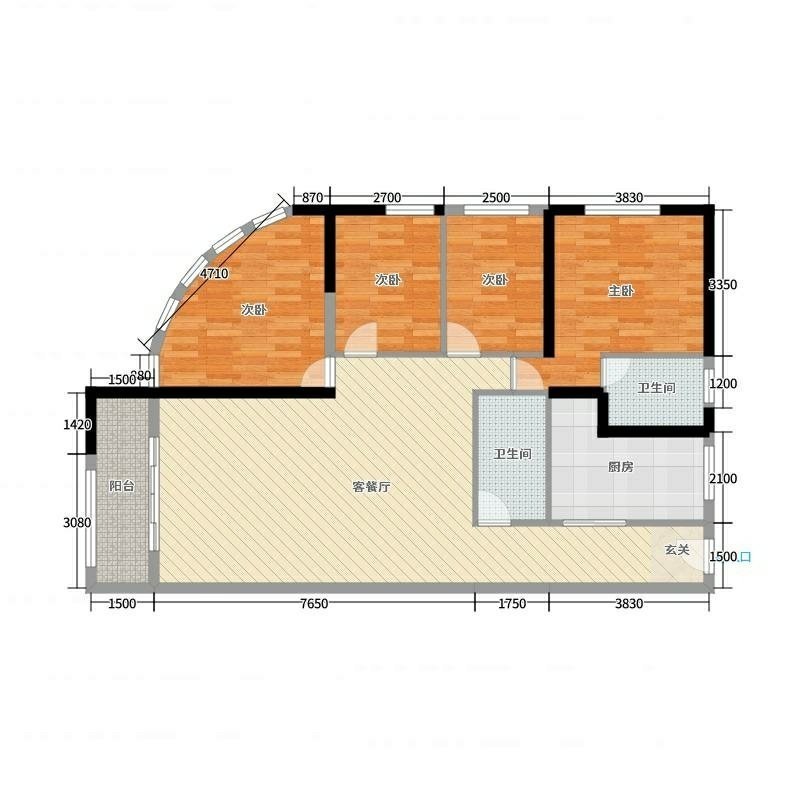 麒麟区城中精装4室2厅2卫二手房出售13