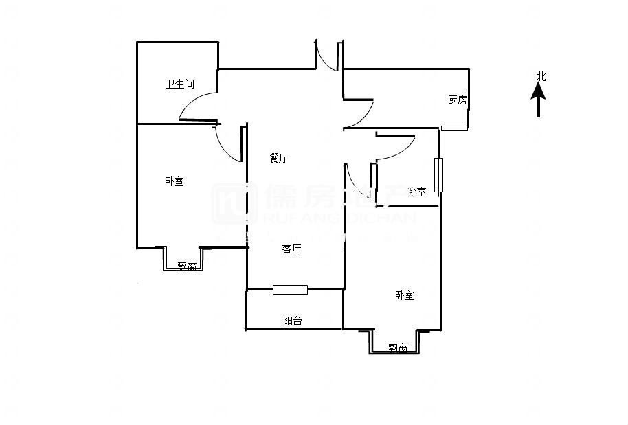 平遥县城东毛坯3室2厅1卫二手房出售9