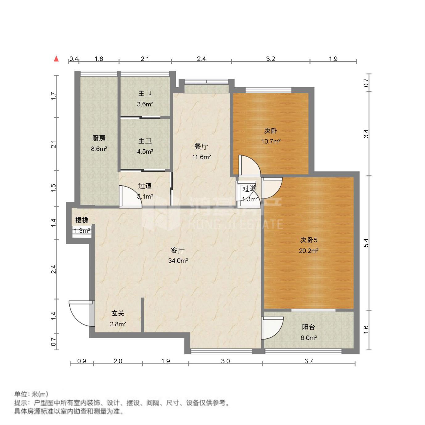 孺子路,普通3室1厅1卫1阳台真漂亮,错层设计真时尚11