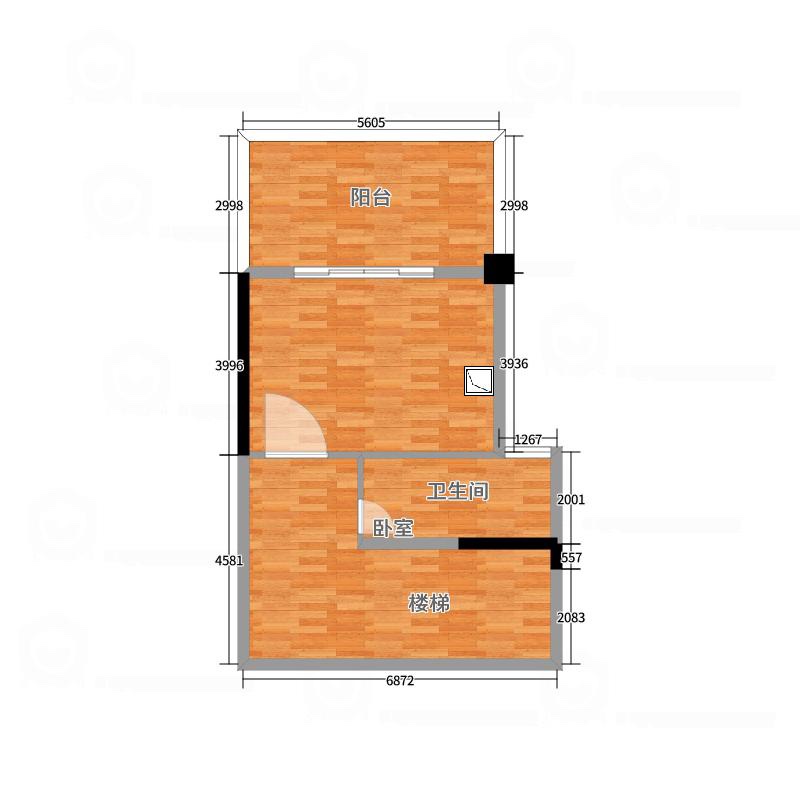 华盛国际公寓,华盛国际公寓 全屋中央空调 复试上下层 可办公 钥匙在手11