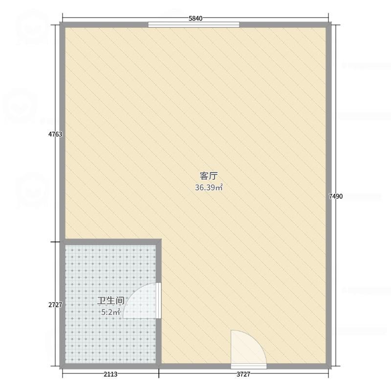 蓝宝石公寓,大产权北户电梯单气家电齐全预约5