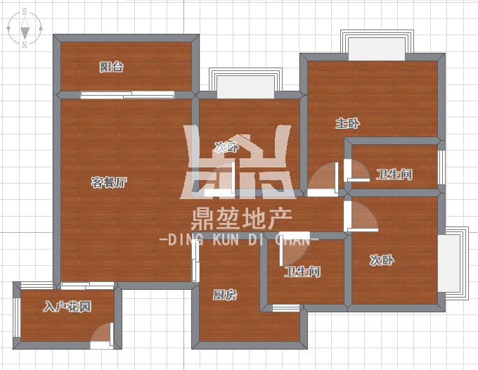 横县横县精装3室2厅2卫二手房出售13