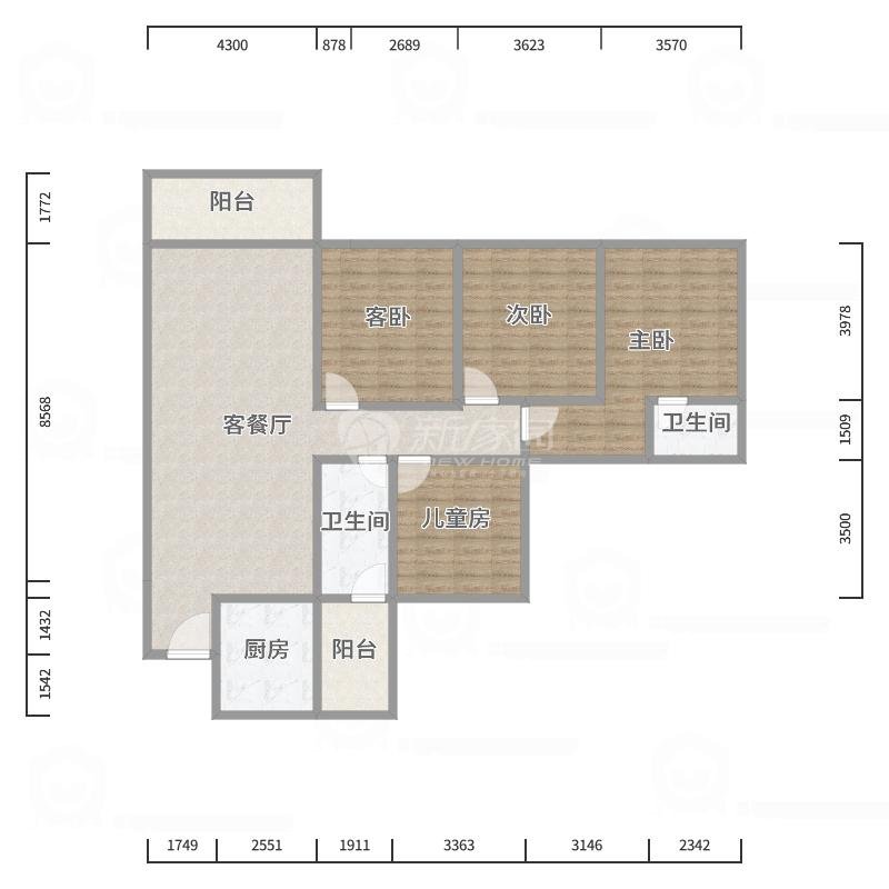 蓝波湾,蓝波湾宾馆房月租1500-2200精装修拎包入住13