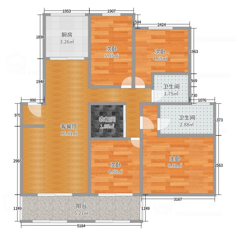 吴江市吴江精装4室2厅2卫二手房出售14