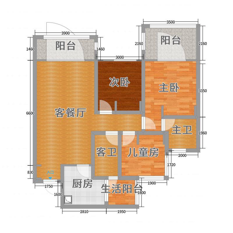 自流井区汇川路精装3室2厅2卫二手房出售14