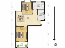 港闸区|幸福锦园2室2厅1卫出售