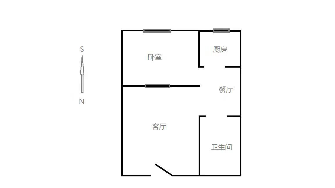 汉来广场,江汉路，江滩走路即到。纯朝南。7