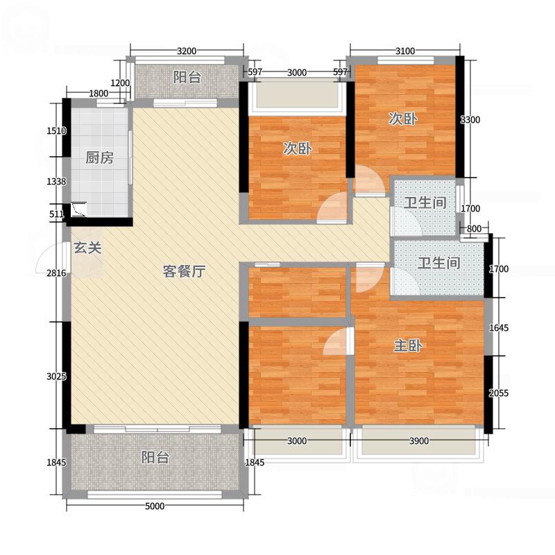 碧桂园凤凰山,4室2厅2卫2阳台2300元/月,环境幽静,居住舒适13