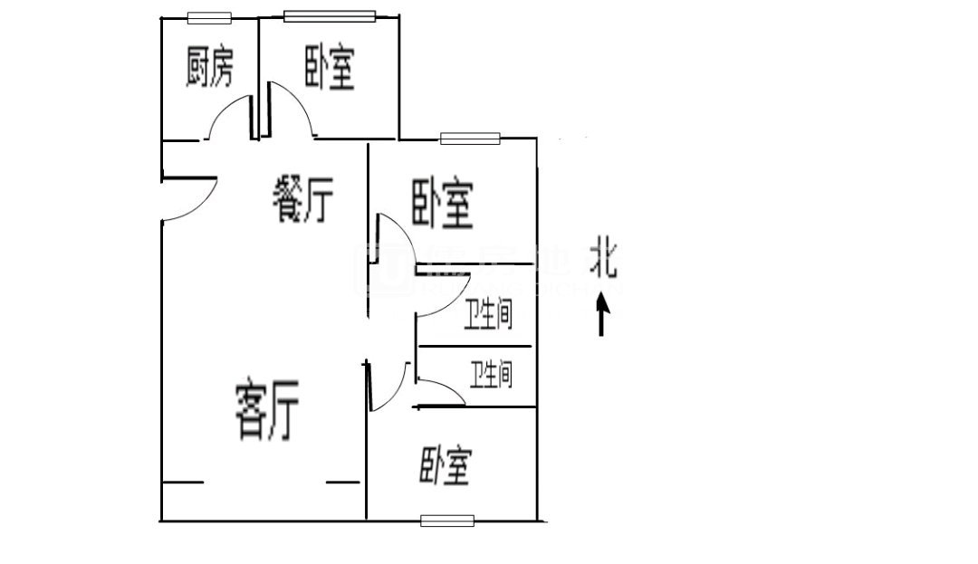 五福里,五福里性价比高的房源采光好户型方正可按揭贷款直接过户14