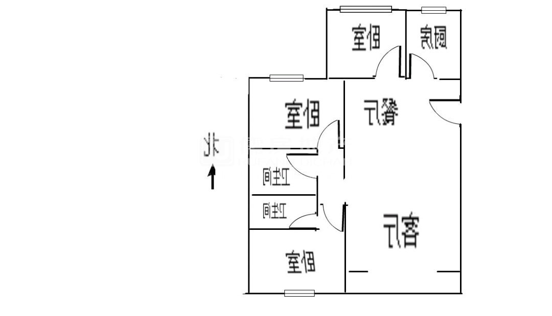 五福里,五福里性价比高的房源采光好户型方正可按揭贷款直接过户13