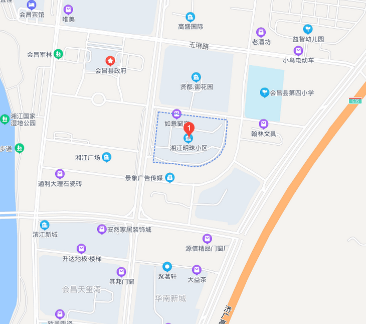 湘江明珠小区图片