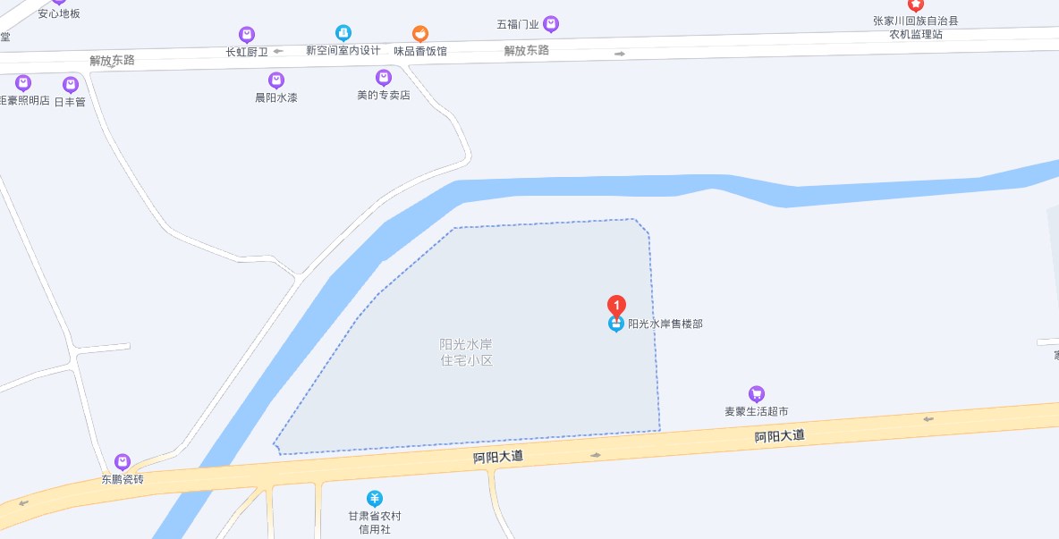 阳光水岸住宅小区小区图片