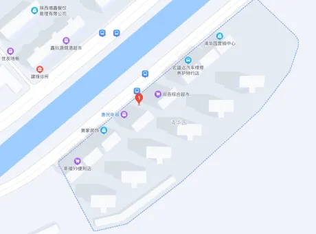 清华园-洛南县洛南洛南县阳光大道与柳林大道交叉口西南