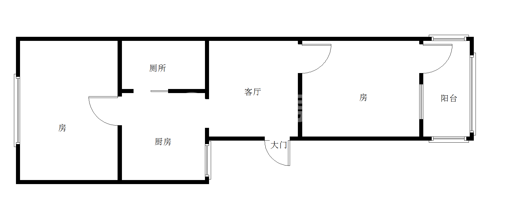 老交通局,市中心 两房 读姜湾 诚意出售10