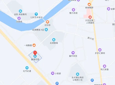 鑫福花园-大足大足龙水镇大水巷103号东北方向40米