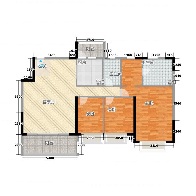 恒大绿洲,恒大绿洲 146.50平米 518万 全南户型13