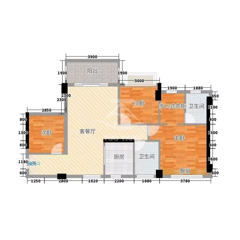 银海区其他毛坯3室2厅2卫二手房出售13