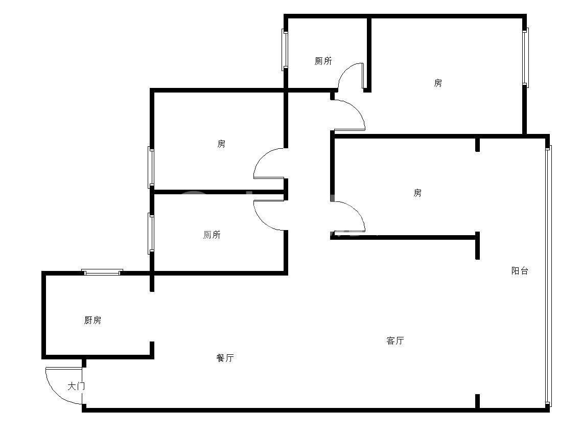 建宸贰号公馆,二号公馆，南北通透，3室两厅，12