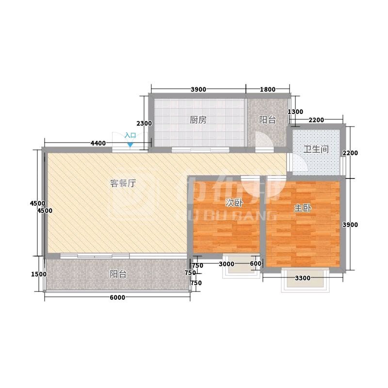 印象康城,印象康城  小三房  精装 不带家电  空房急售9