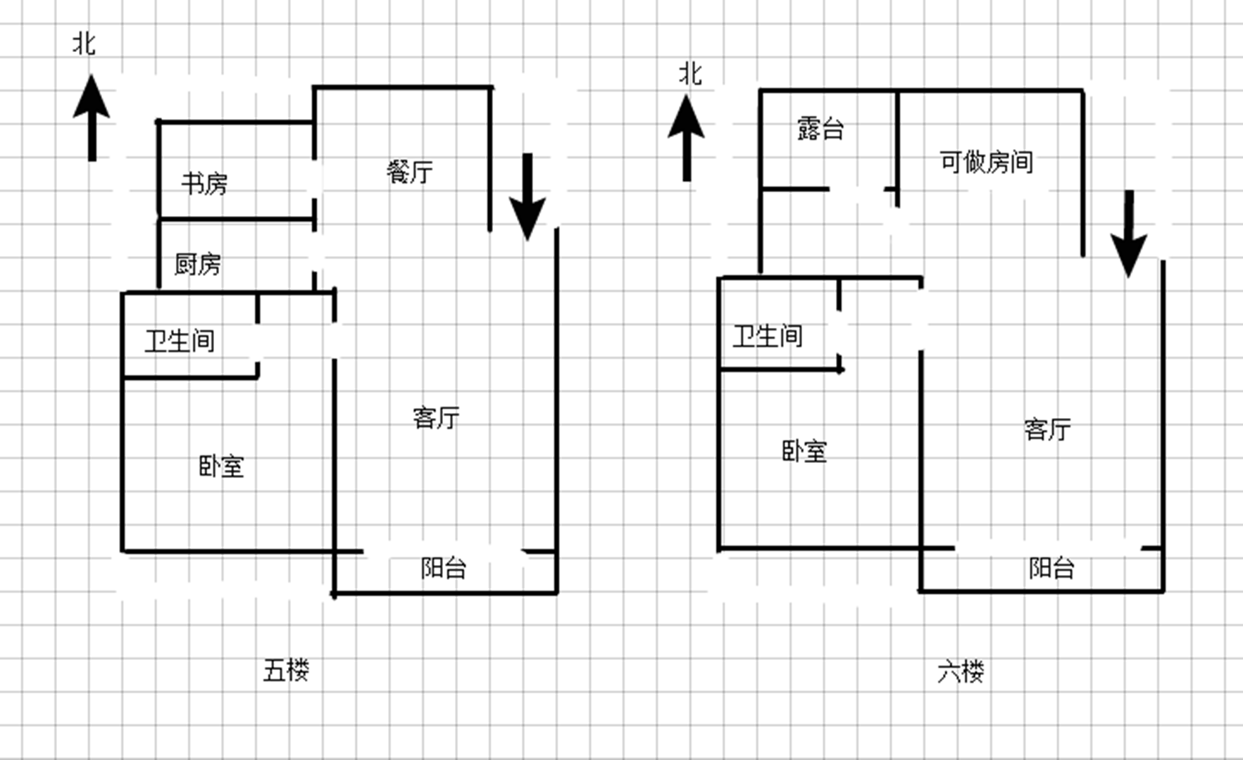 翰林雅居,翰林雅居多层5+6顶层复式87+73平精装修带车库。13