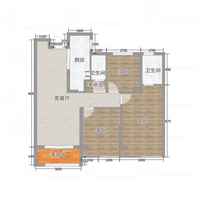 恩施市机场路精装3室2厅1卫二手房出售12