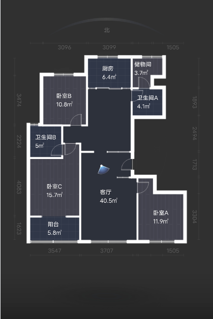 宏安佳苑,一楼双气！价格面议 魏风路学校 县三中 宏安佳苑 精装三室10