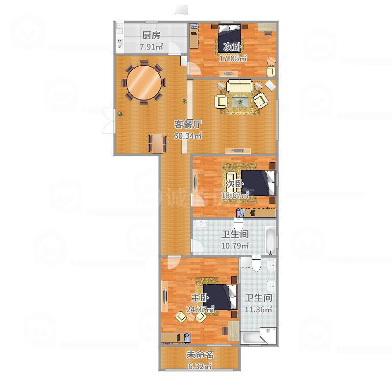 埇桥区南关豪装3室2厅2卫二手房出售14