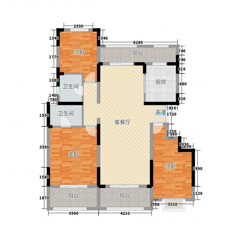 龙湖花千树,龙湖花千树 3室2厅2卫5阳台毛坯 使用面积大楼层好13