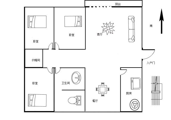 世纪新城,豪华装修  家具家电全送  带车位储藏室  证不过二12