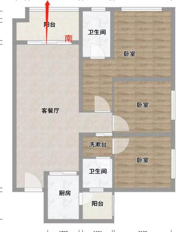 正黄金域香江,正黄金域香江纯毛坯 随时看房 采光好 送地下室10