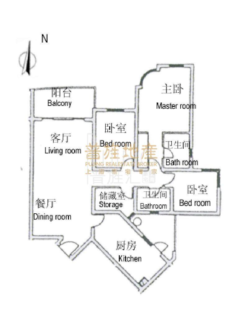 仁恒滨江园二期,带地暖 仁恒精装修三房 保养好11