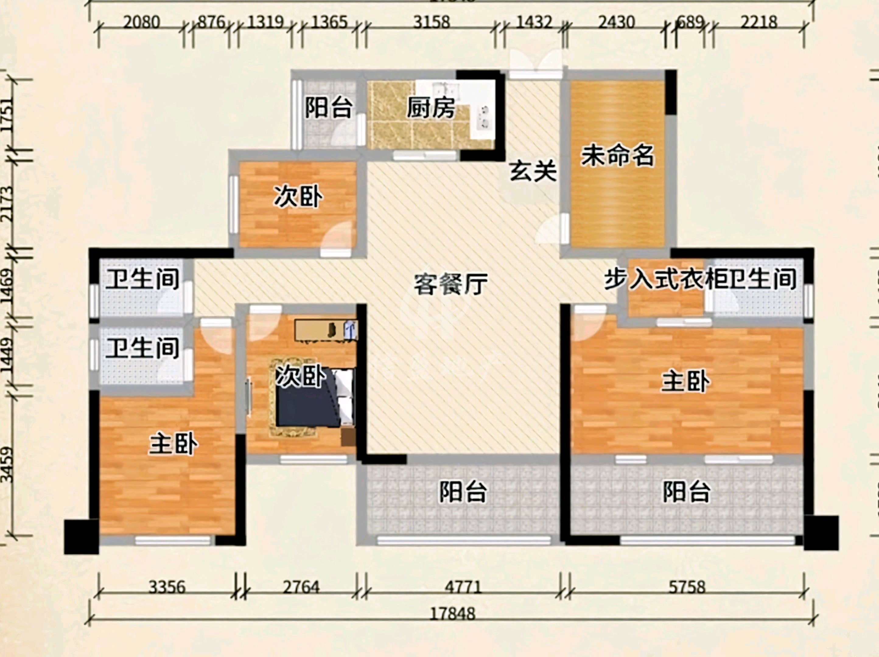 阳光马德里三期,181㎡5室2厅2卫3阳台高质生活从此开始13