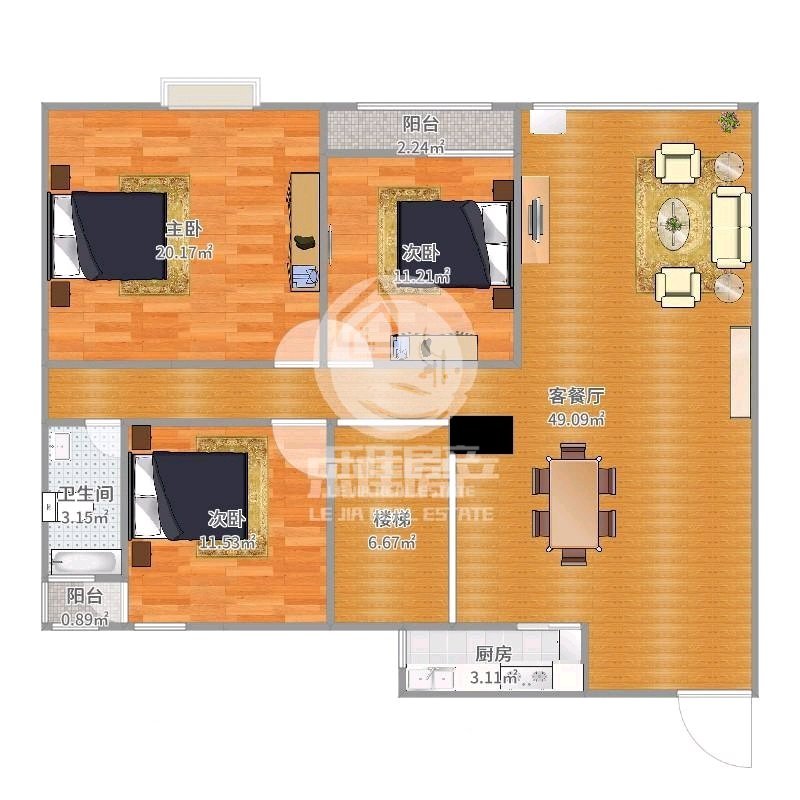 靖西县靖西普通5室3厅2卫二手房出售13