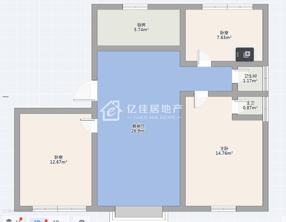 荟萃苑,荟萃苑一梯一户位置好！车位+储藏室13
