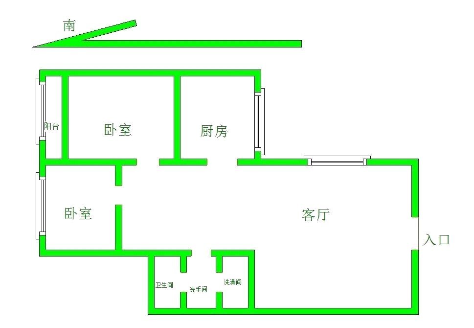 望湖花园二期,望湖花园小区二期 86.59平米 78万11