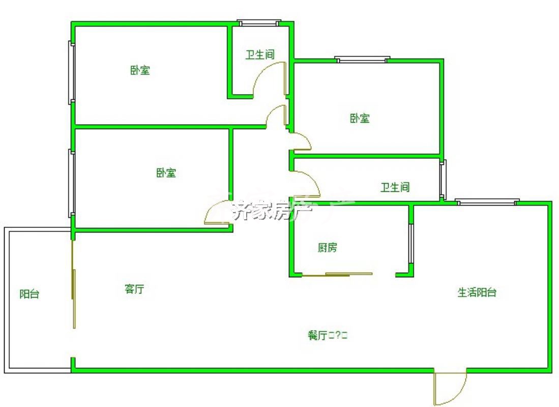 南部县南部精装3室2厅2卫二手房出售11