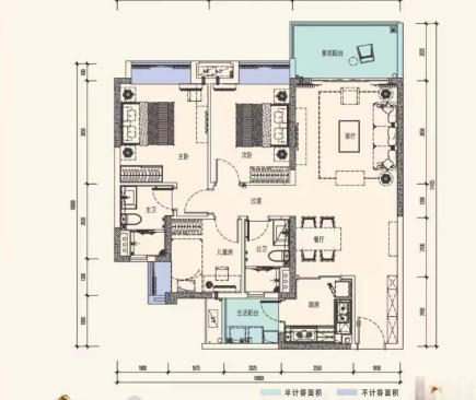 阳春市城南普通3室2厅2卫二手房出售13