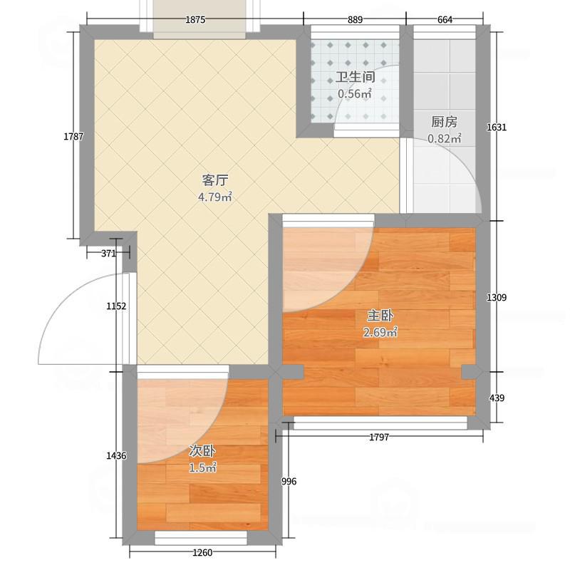 贡井区其他精装2室2厅1卫二手房出售11