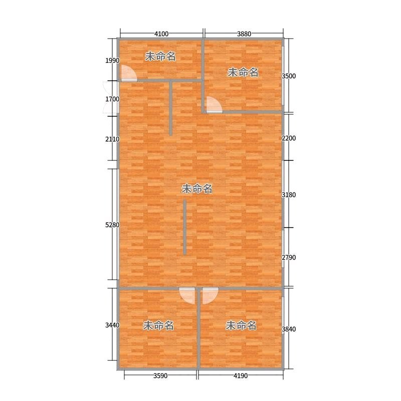 大金更，地铁2号15口独立一房一厅，装修干净-大金更小区租房